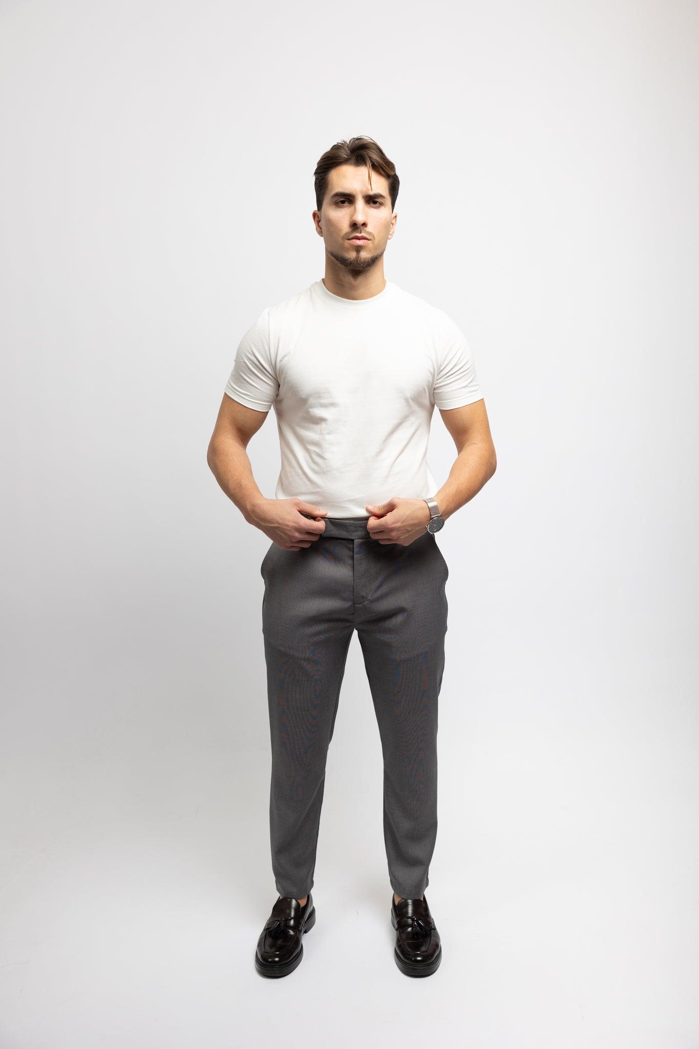 Roma Grey Pants - INSTINTO WEAR