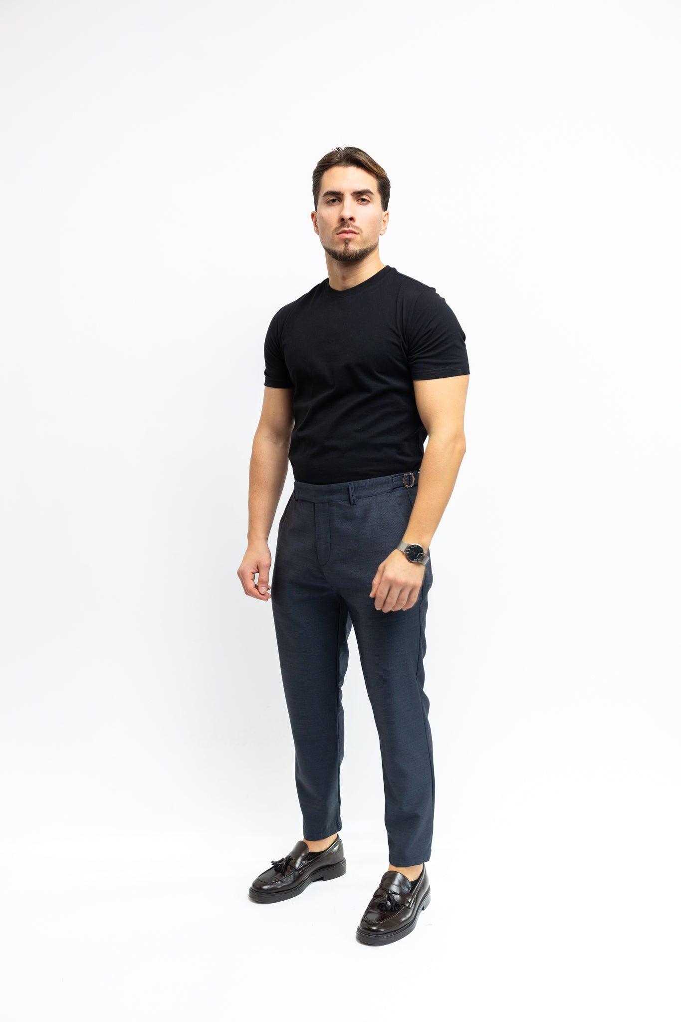 Roma Navy Pants - INSTINTO WEAR