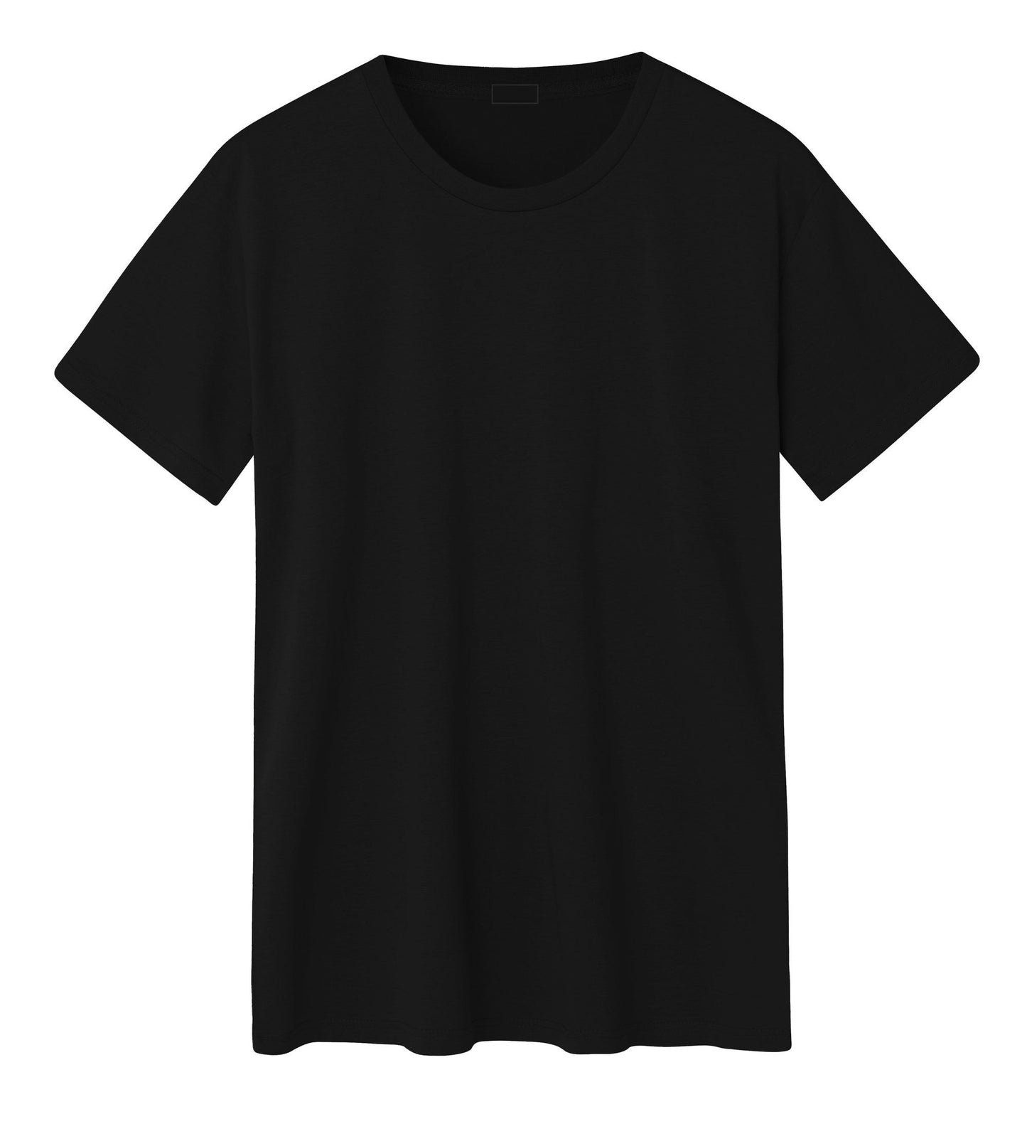 Black Round Neck T-Shirt